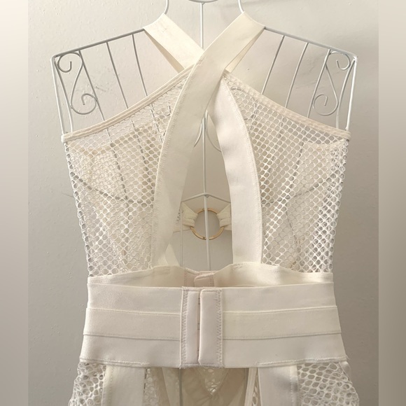 Honey Birdette AXL IVORY Bodysuit + Suspenders Set - Picture 5 of 16